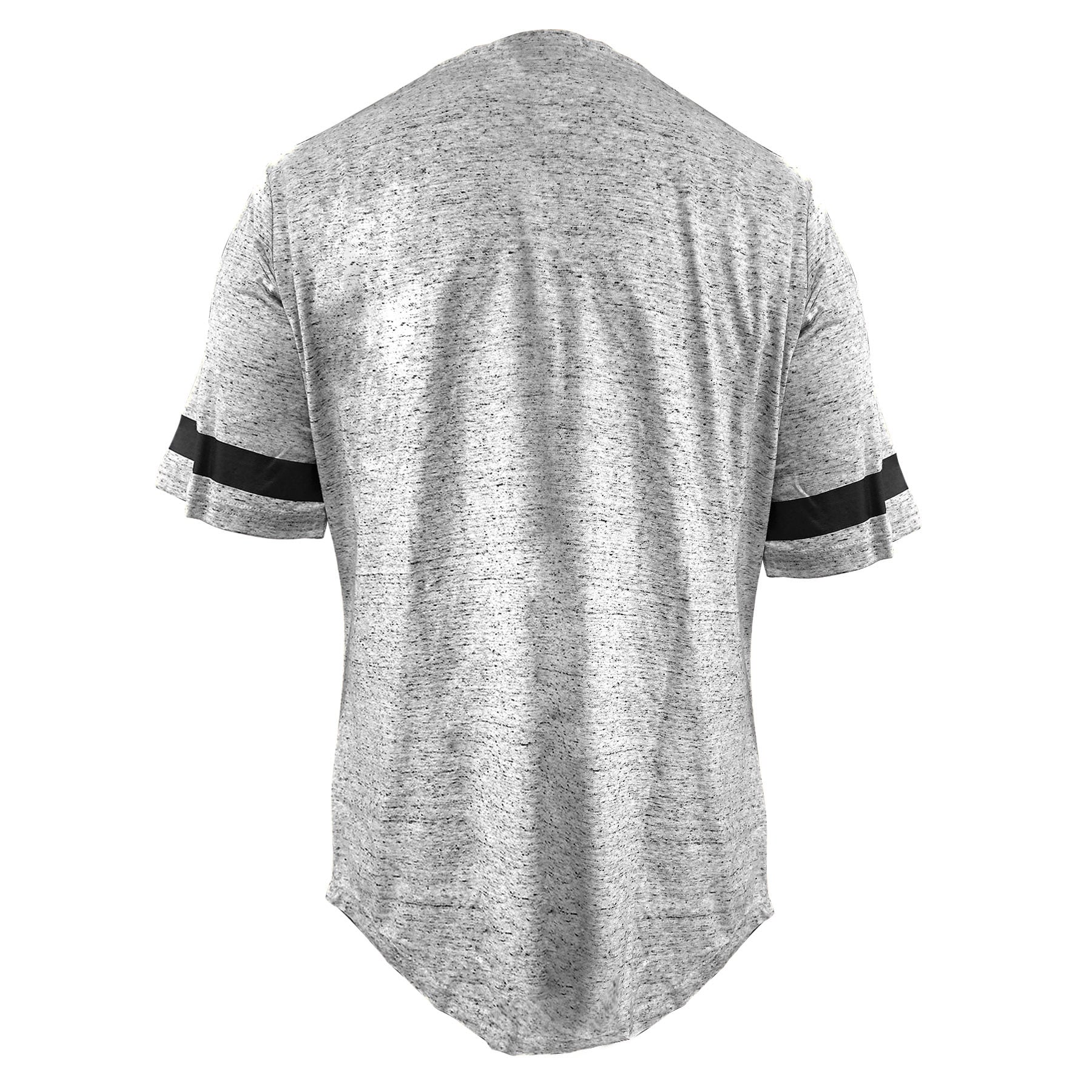 Women's Profile Heather Gray San Francisco Giants Lace-Up Fleck T-Shirt